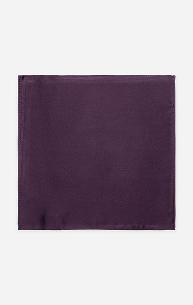 Purple Silk Pocket Square